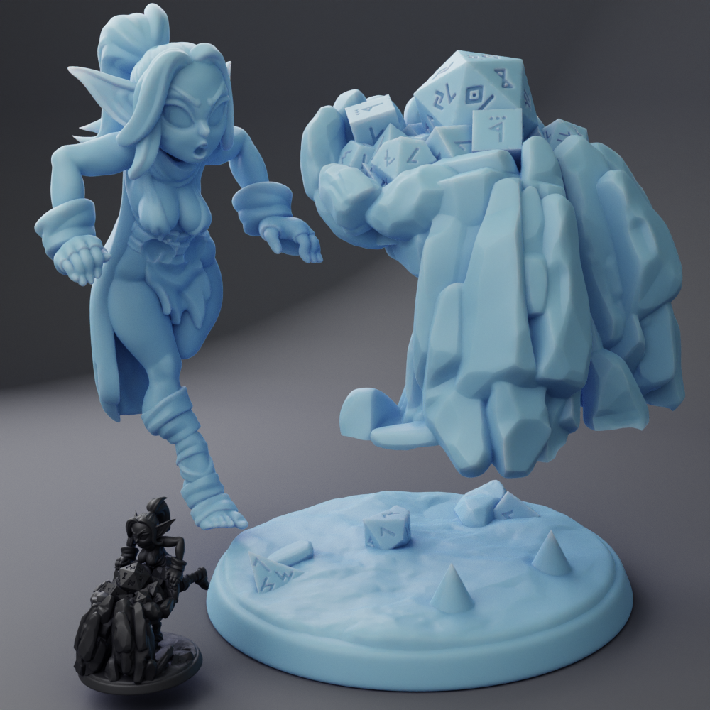 Dice Goblin - Figure Scale