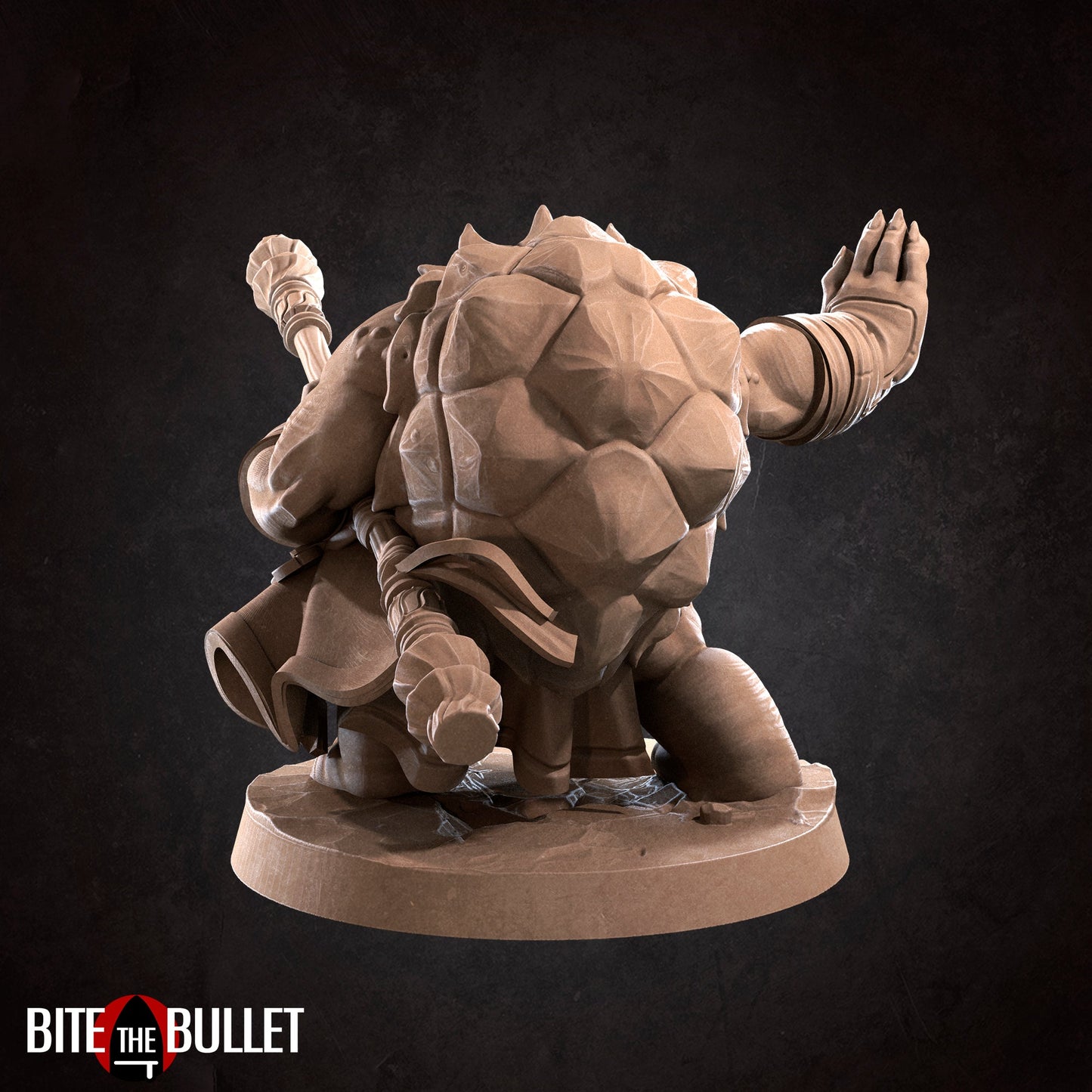 Tortle Monk (Large) - Tabletop Figure for Dungeons & Dragons, DnD, Pathfinder RPGs, TTRPG
