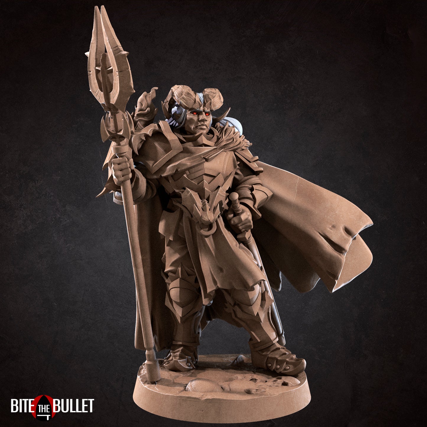 Urath, The Tiefling Oathbreaker (Medium) - Tabletop Figure for Dungeons & Dragons, DnD, Pathfinder RPGs, TTRPG
