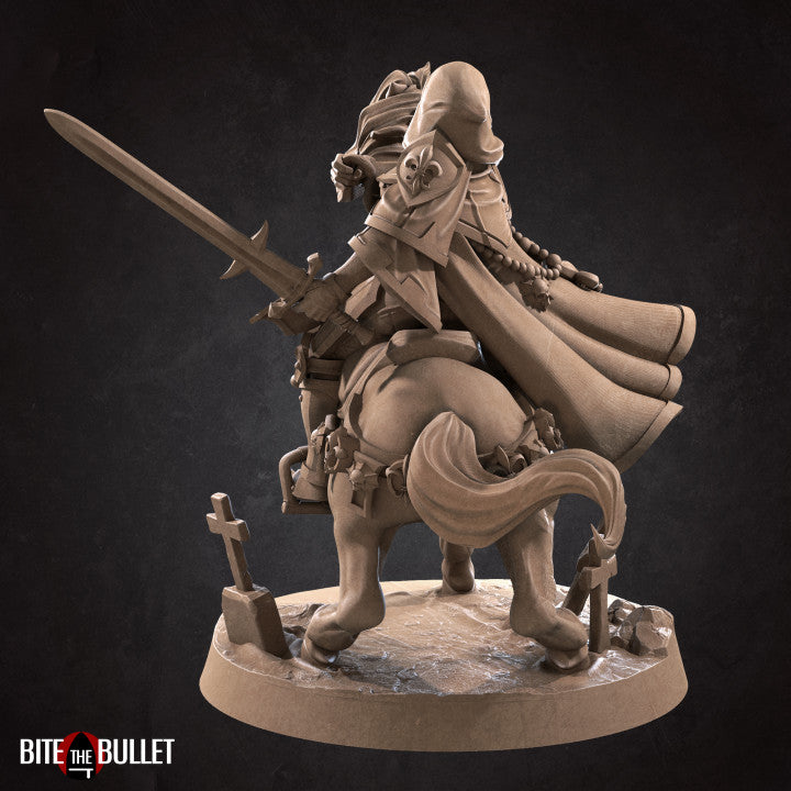 War Sister Light Cavalry (Large) - Tabletop Figure for Dungeons & Dragons, DnD, Pathfinder RPGs, TTRPG