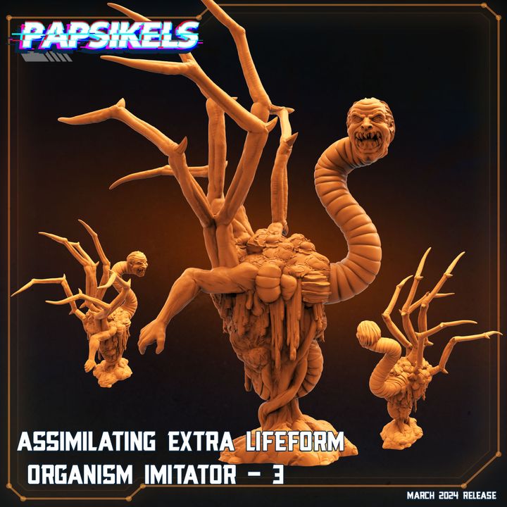 Assimilating Extra Lifeform Organism Imitator - 3 (Medium) - Tabletop Figure for Dungeons & Dragons, DnD, Pathfinder RPGs, TTRPG