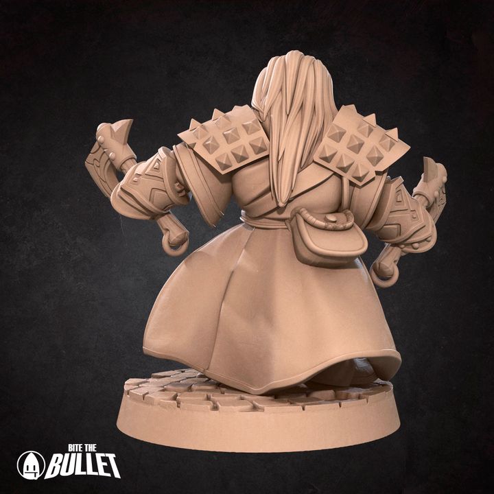 Duergar Fighter (Medium) - Tabletop Figure for Dungeons & Dragons, DnD, Pathfinder RPGs, TTRPG