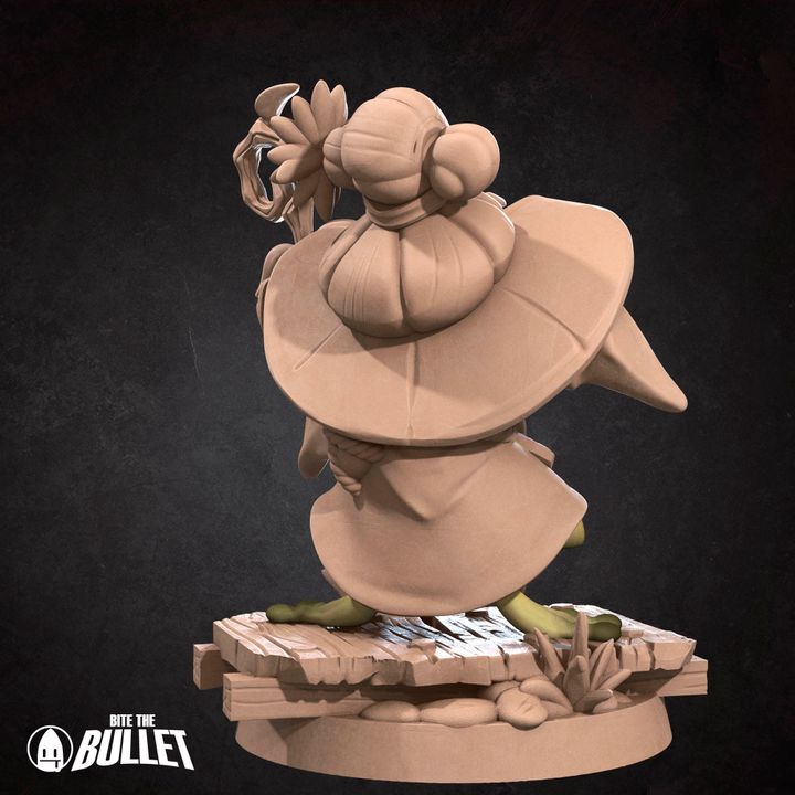 Frogfolk Wizard (Medium) - Tabletop Figure for Dungeons & Dragons, DnD, Pathfinder RPGs, TTRPG
