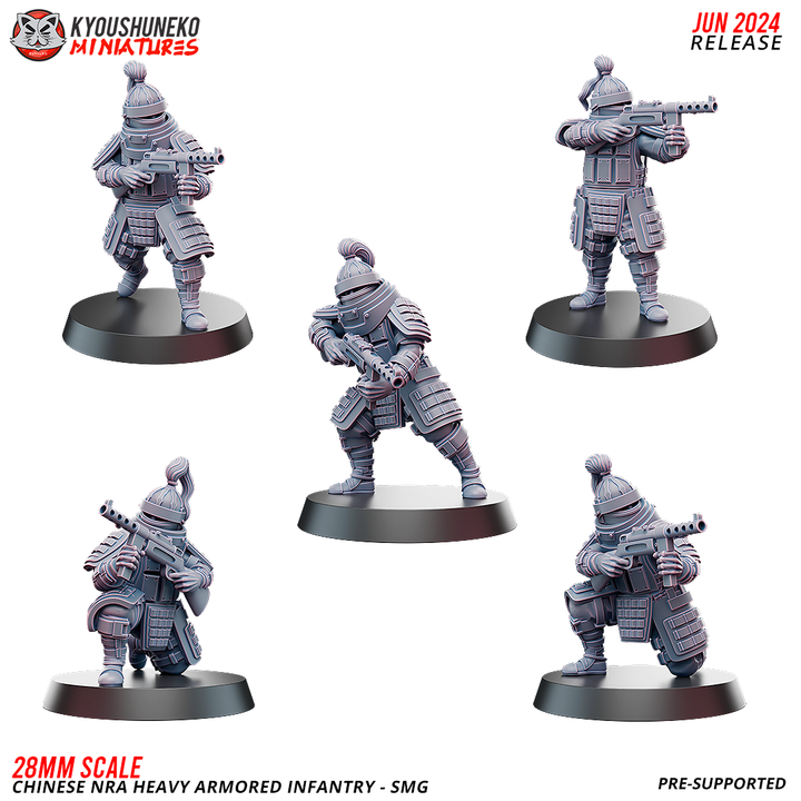 Chinese NRA Heavy Armored SMG Infantry