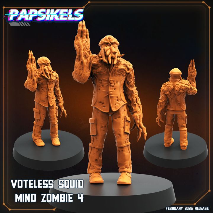 Voteless Squid Mind Zombie - 4