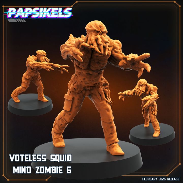 Voteless Squid Mind Zombie - 6