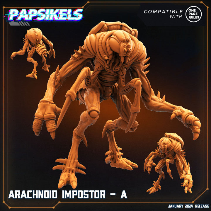 Arachnoid Impostor - A (Medium) - Tabletop Figure for Dungeons & Dragons, DnD, Pathfinder RPGs, TTRPG