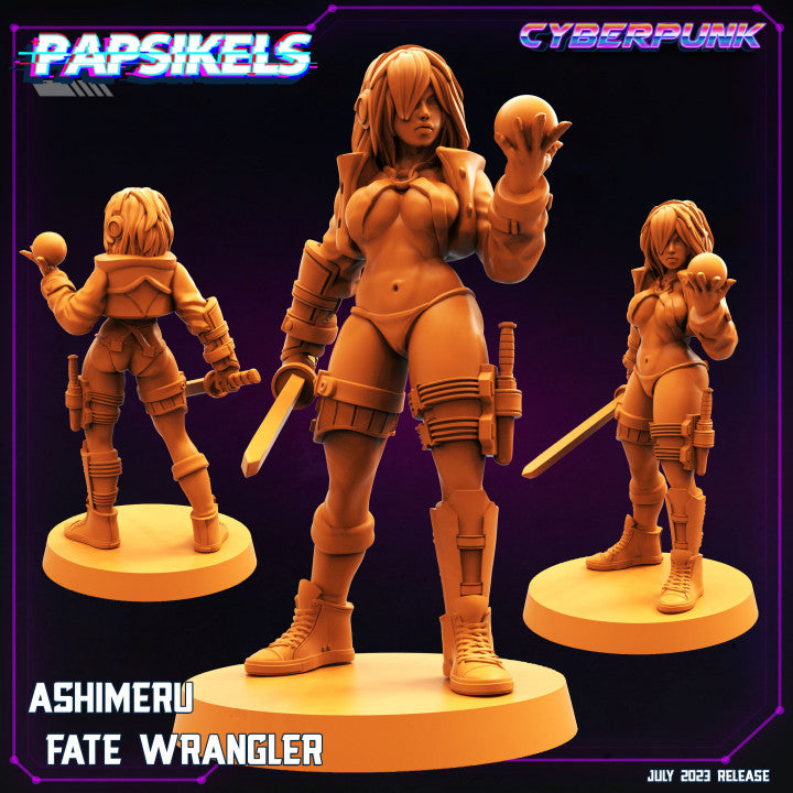 Ashimeru Fate Wrangler (Medium) - Tabletop Figure for Dungeons & Dragons, DnD, Pathfinder RPGs, TTRPG