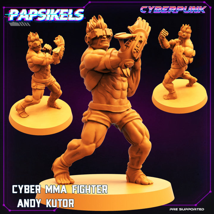 Cyber Mma Fighter Andy Kutor