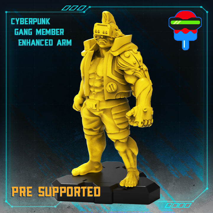 Cyberpunk Gang Lord Male