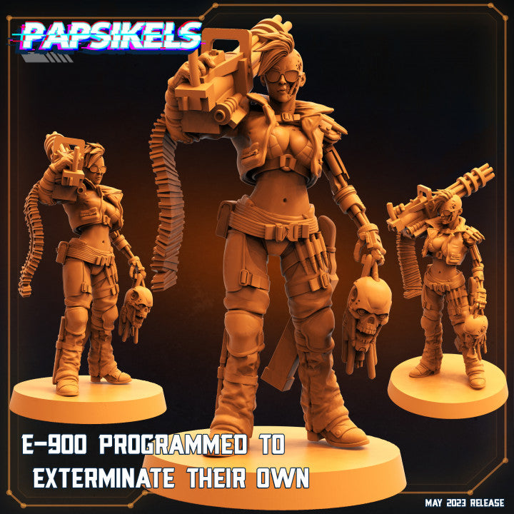 E-900 Reprogrammed To Exterminate Their Own (Medium) - Tabletop Figure for Dungeons & Dragons, DnD, Pathfinder RPGs, TTRPG