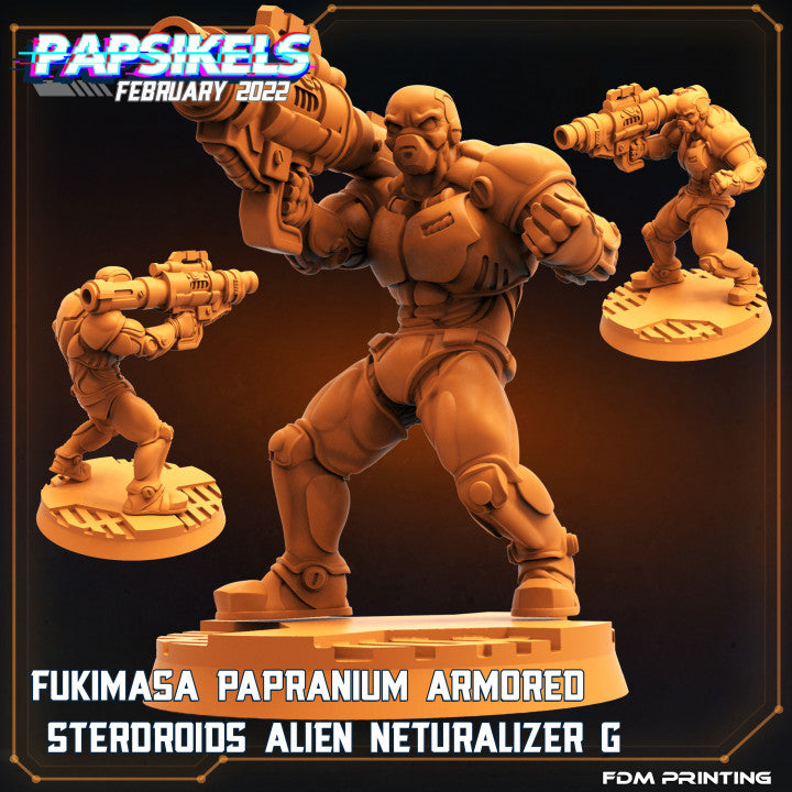 Fukimasa Papranium Armored Sterdroids Alien Neutralizer G