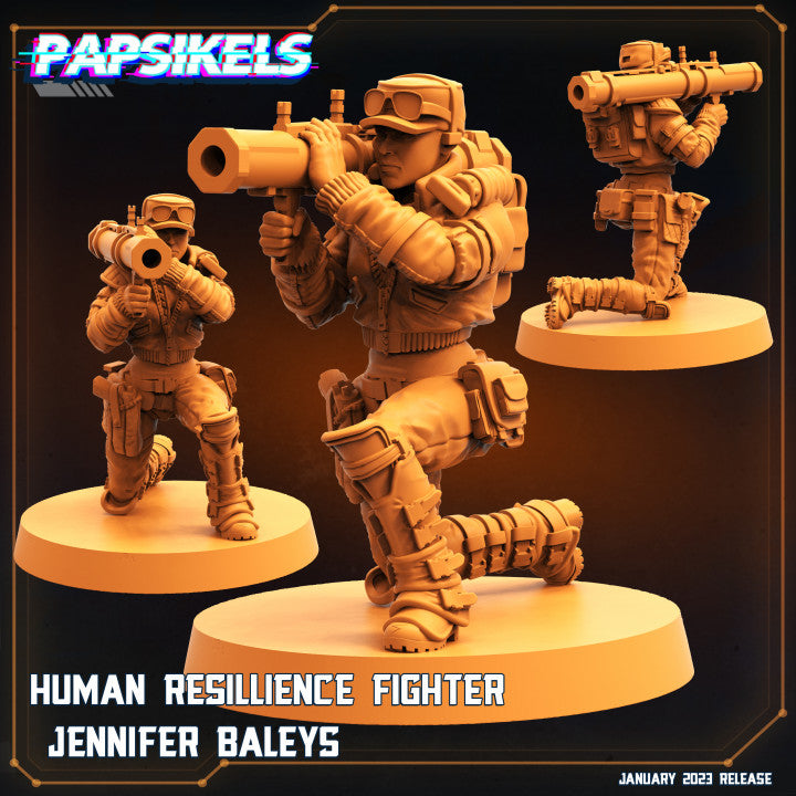 Human Resilience Fighter Jennifer Baleys