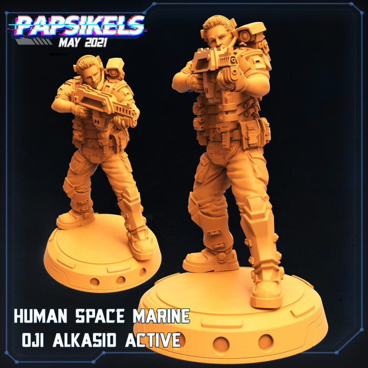 Human Space Marine Oji Alkasid Active