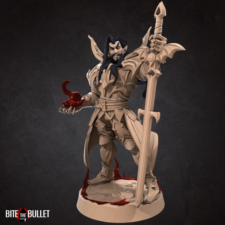 Dorian, The Vampire Knight (Medium) - Tabletop Figure for Dungeons & Dragons, DnD, Pathfinder RPGs, TTRPG
