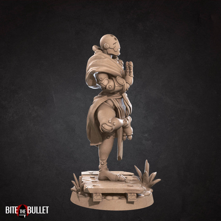 Warforged Monk (Medium) - Tabletop Figure for Dungeons & Dragons, DnD, Pathfinder RPGs, TTRPG