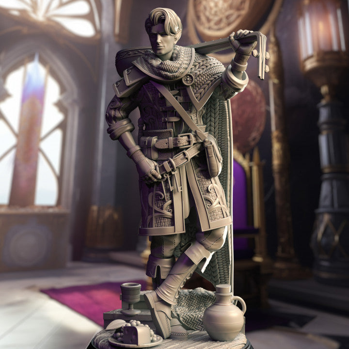 Roguish Elven Bard - Nathaniel