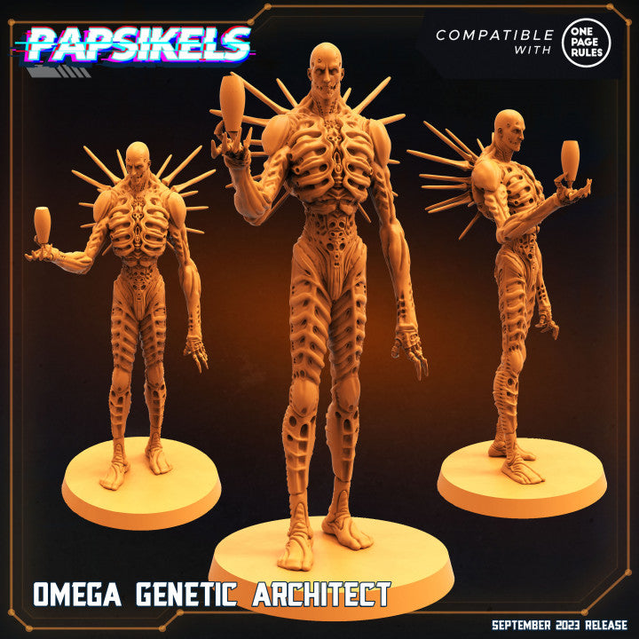 Omega Genetic Architect (Medium) - Tabletop Figure for Dungeons & Dragons, DnD, Pathfinder RPGs, TTRPG