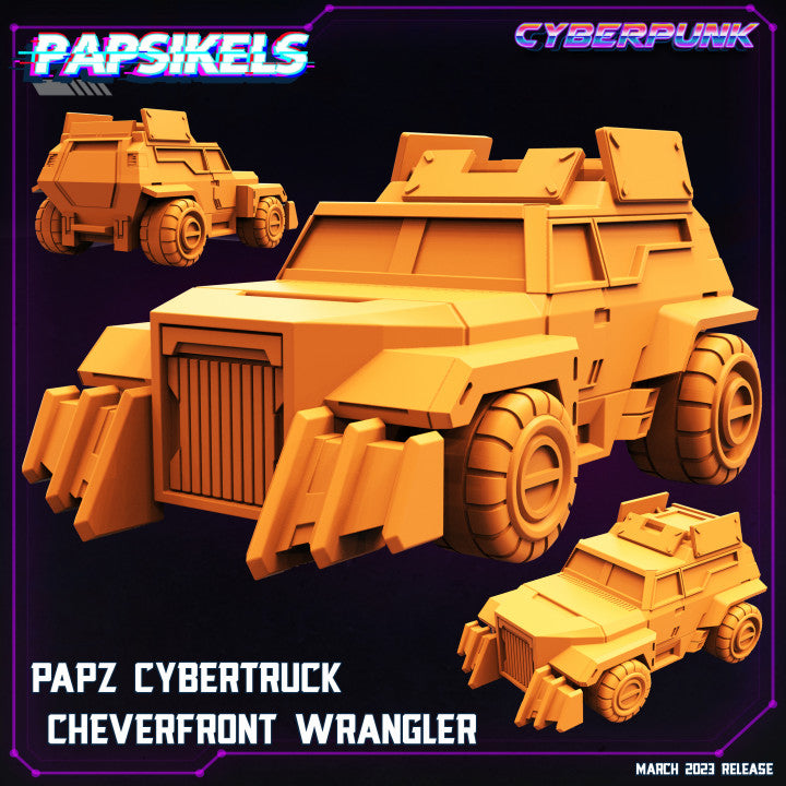 Papz Cybertruck Cheverfront Wrangler