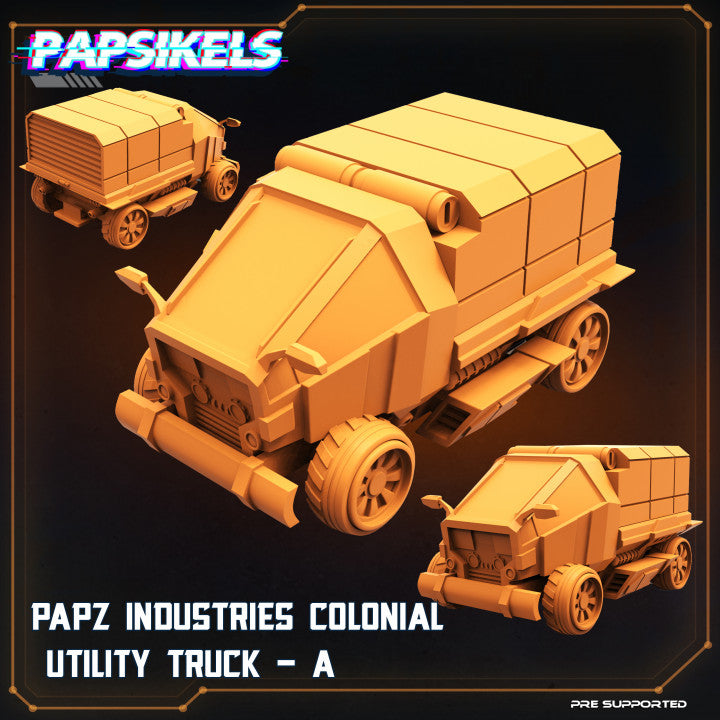 Papz Industries Colonial Utility Truck - A