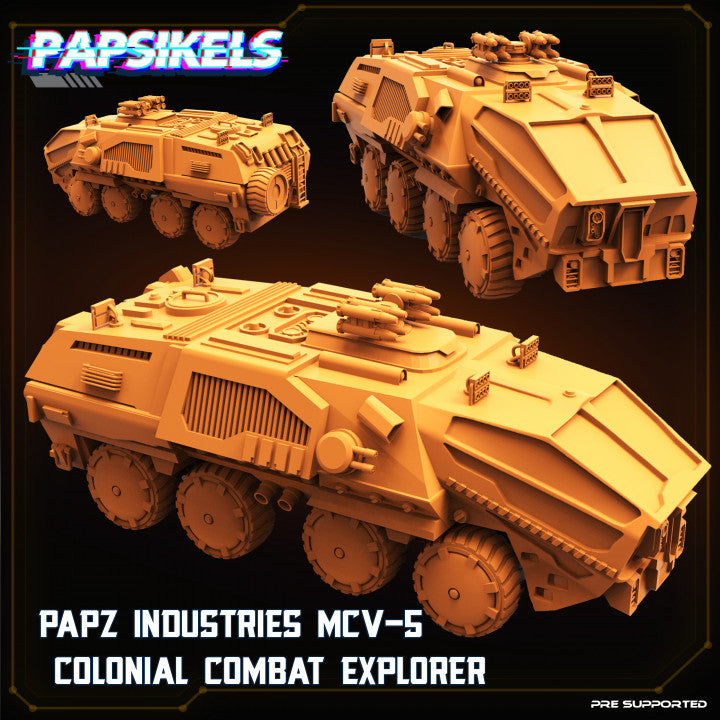 Papz Industries Mcv 5 Colonial Combat Explorer