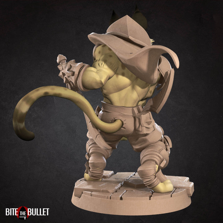 Tabaxi Rogue (Medium) - Tabletop Figure for Dungeons & Dragons, DnD, Pathfinder RPGs, TTRPG