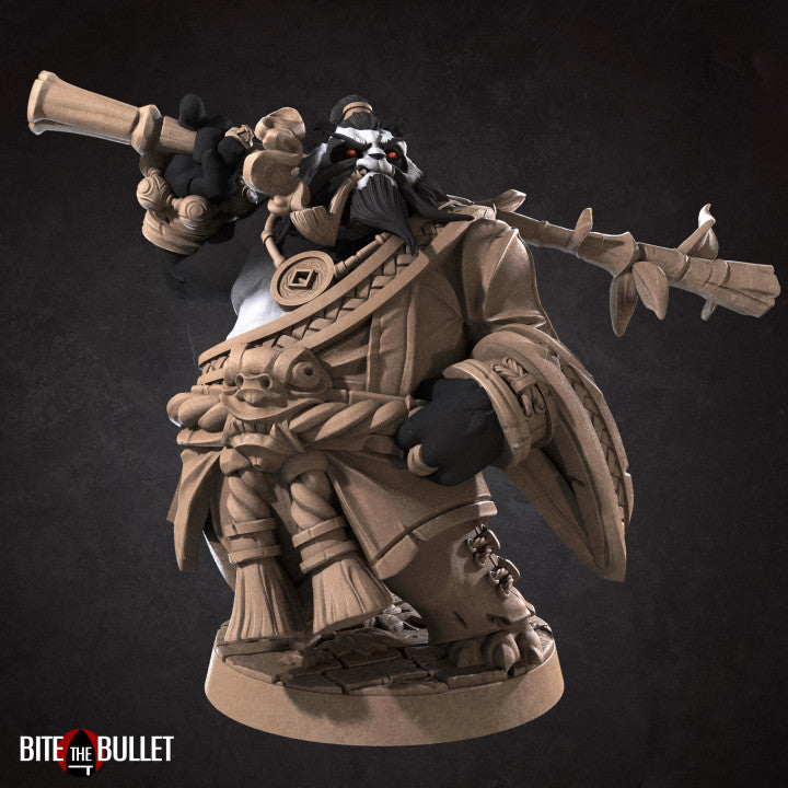 Sam Wisecloud, The Dojo Master Panda (Large) - Tabletop Figure for Dungeons & Dragons, DnD, Pathfinder RPGs, TTRPG