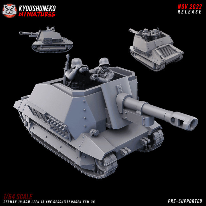 German SPG Auf Geschutzwagen FCM36(f)