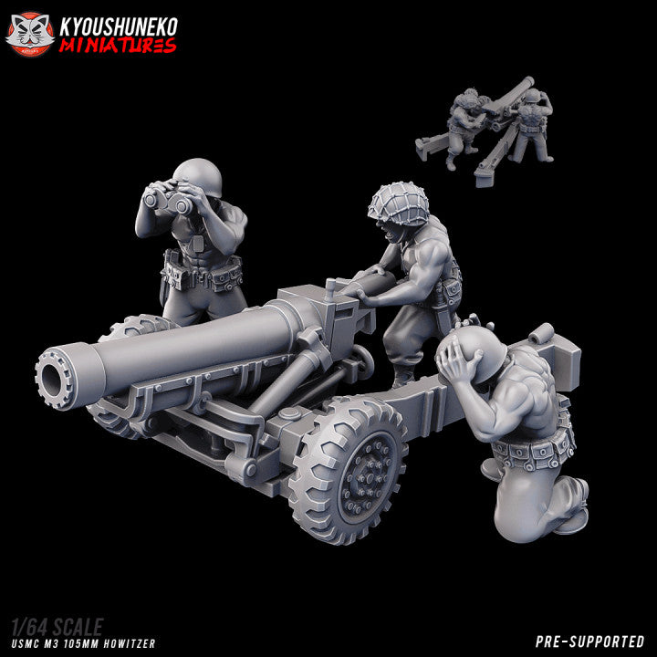 USMC M3 105mm Howitzer Artillery
