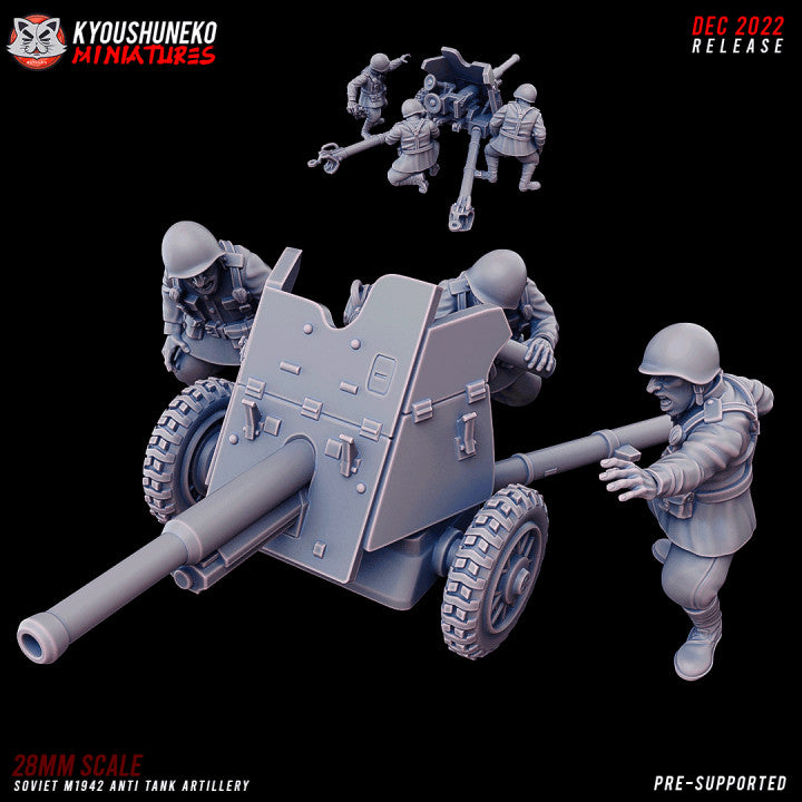 Soviet M1942 Anti Tank Artillery