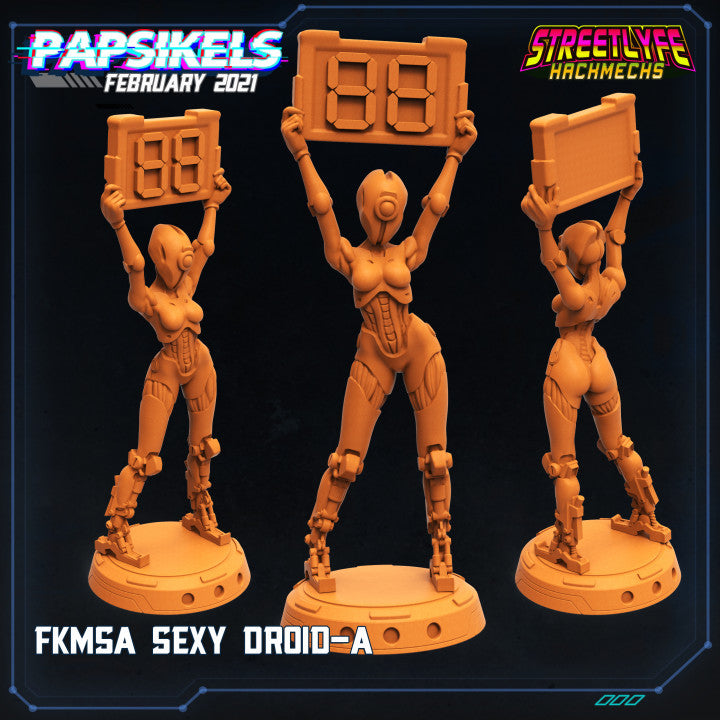 Fkmsa Sexy Ring Droid A (Medium) - Tabletop Figure for Dungeons & Dragons, DnD, Pathfinder RPGs, TTRPG