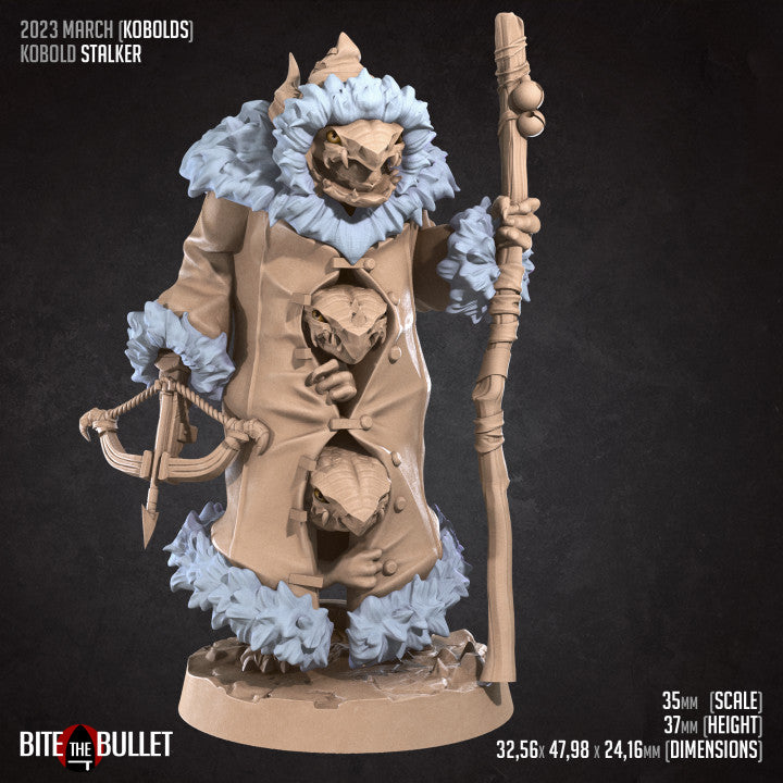 Three Kobolds In A Trenchcoat (Medium) - Tabletop Figure for Dungeons & Dragons, DnD, Pathfinder RPGs, TTRPG