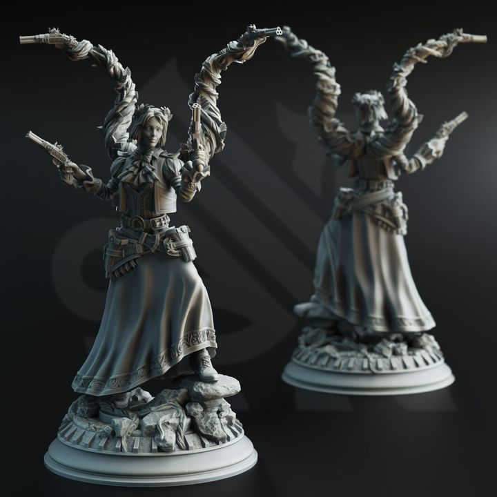 Half-Elf Druidic Gunslinger - Tasmin Greaves