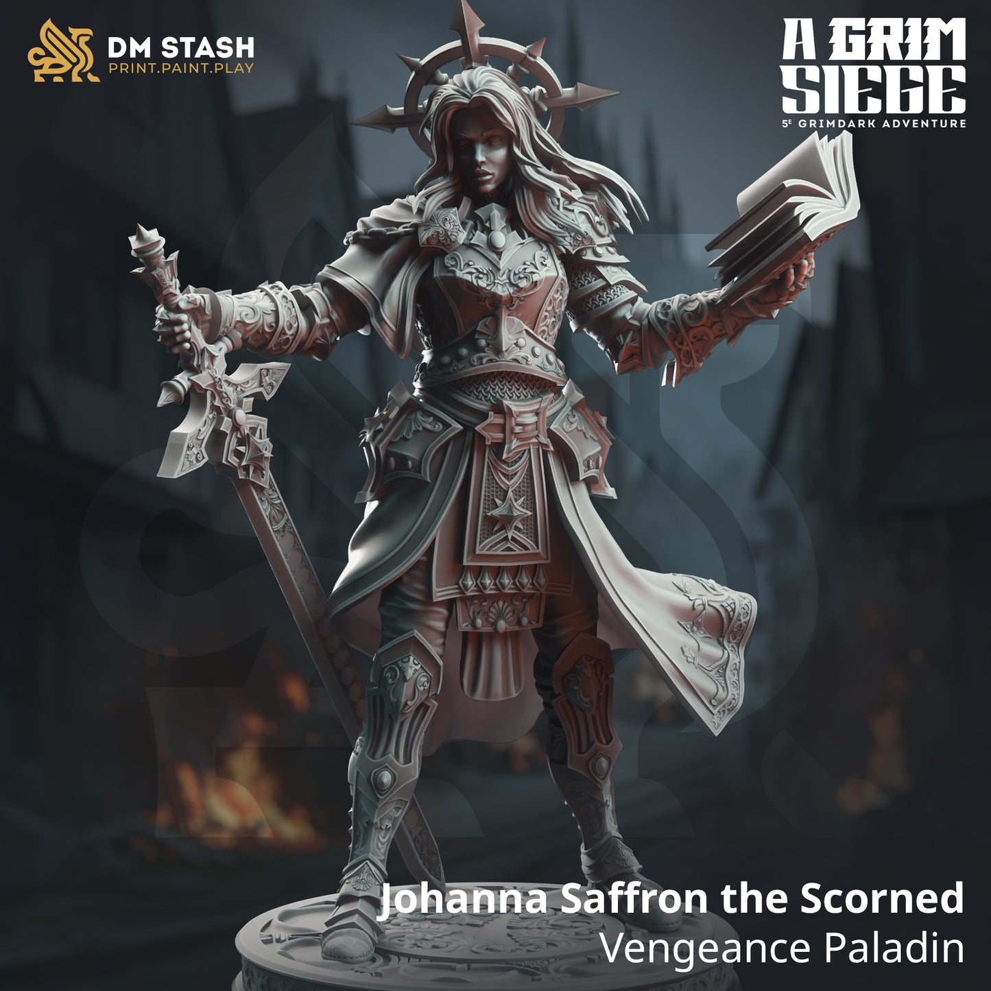 Johanna Saffron the Scorned - Vengeance Paladin
