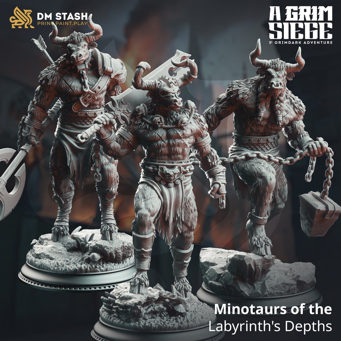 Minotaurs of the Labyrinths Depths