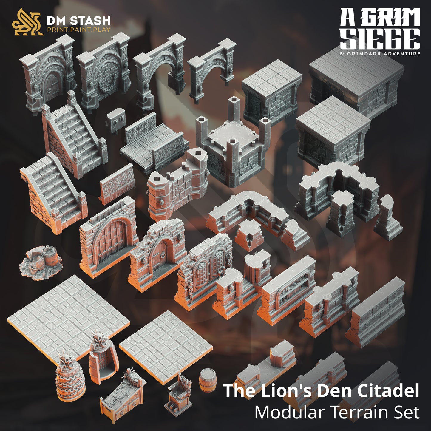 The Lions Den Citadel - Modular Terrain Set