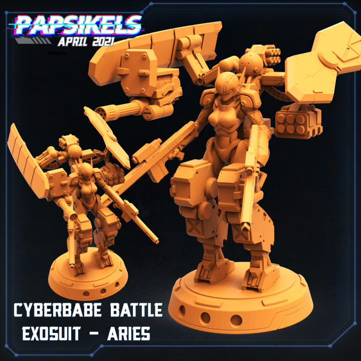 Cyberbabe Battle Exosuit - Aries