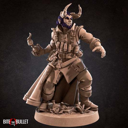 Tiefling Artificer (Medium) - Tabletop Figure for Dungeons & Dragons, DnD, Pathfinder RPGs, TTRPG