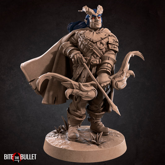 Tiefling Ranger (Medium) - Tabletop Figure for Dungeons & Dragons, DnD, Pathfinder RPGs, TTRPG