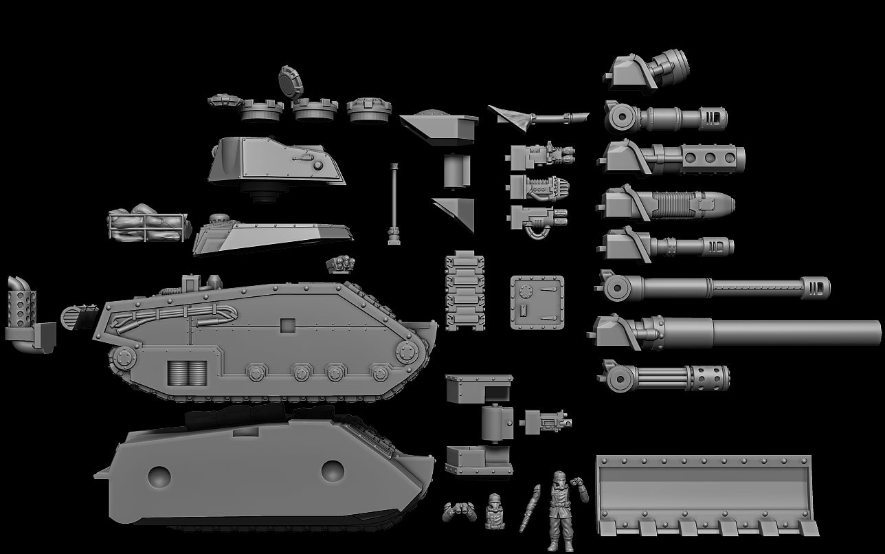 GrimGuard - Battle Tank