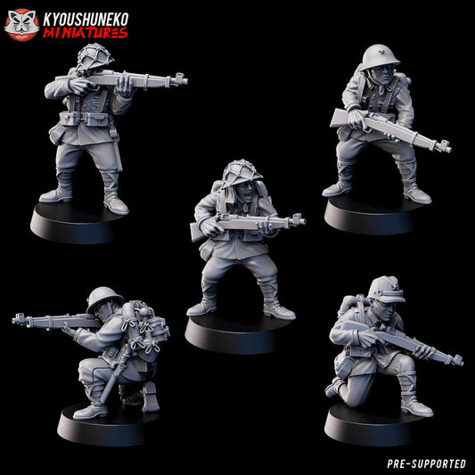 Japanese Riflemen (5 Models)