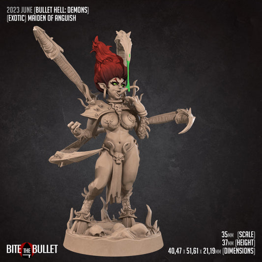 Maiden Of Anguish (Medium) - Tabletop Figure for Dungeons & Dragons, DnD, Pathfinder RPGs, TTRPG