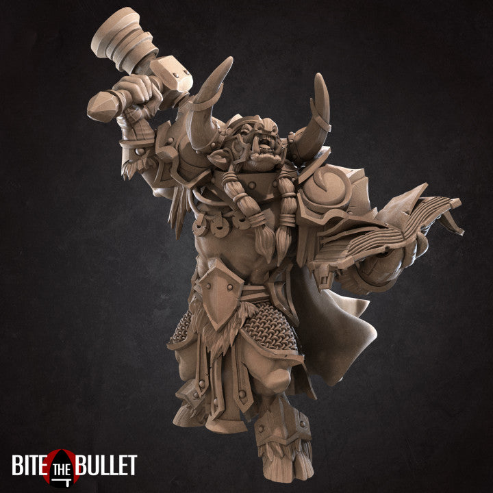 Minotaur Paladin (Large) - Tabletop Figure for Dungeons & Dragons, DnD, Pathfinder RPGs, TTRPG