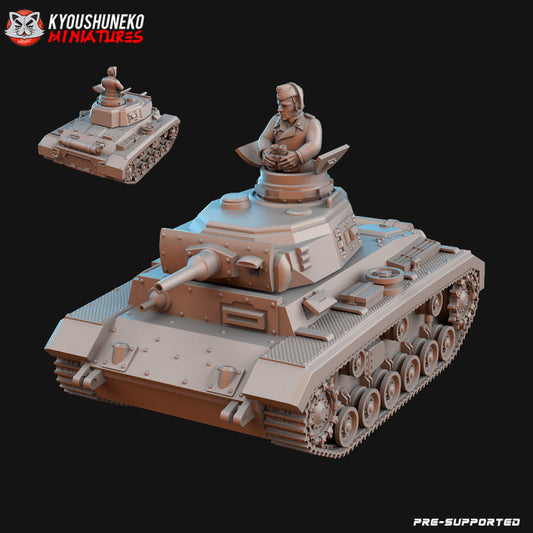 German Panzer III Tank