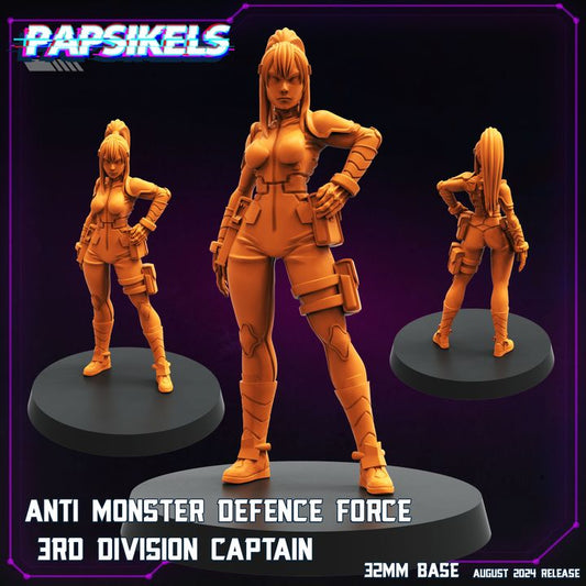 Anti Monster Defence Force 3Rd Division Captain - 1