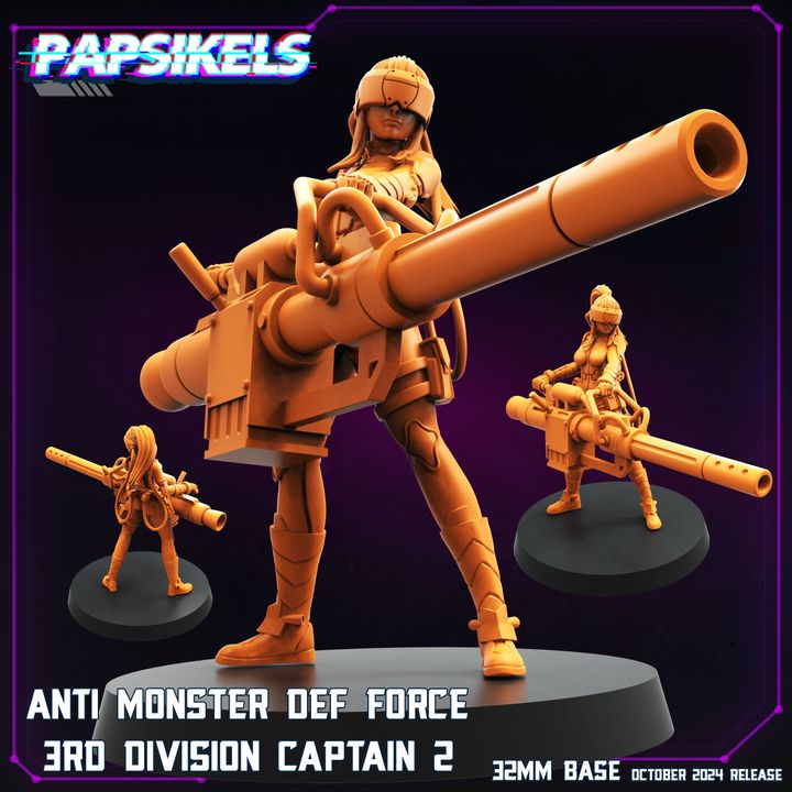 Anti Monster Defence Force 3Rd Division Captain - 2