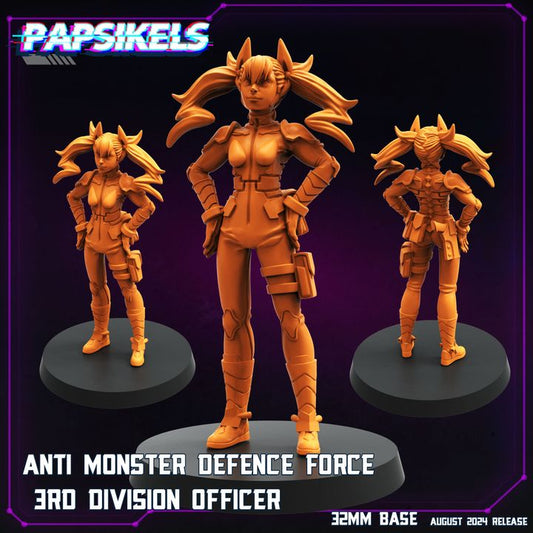 Anti Monster Defence Force 3Rd Division Officer - 1