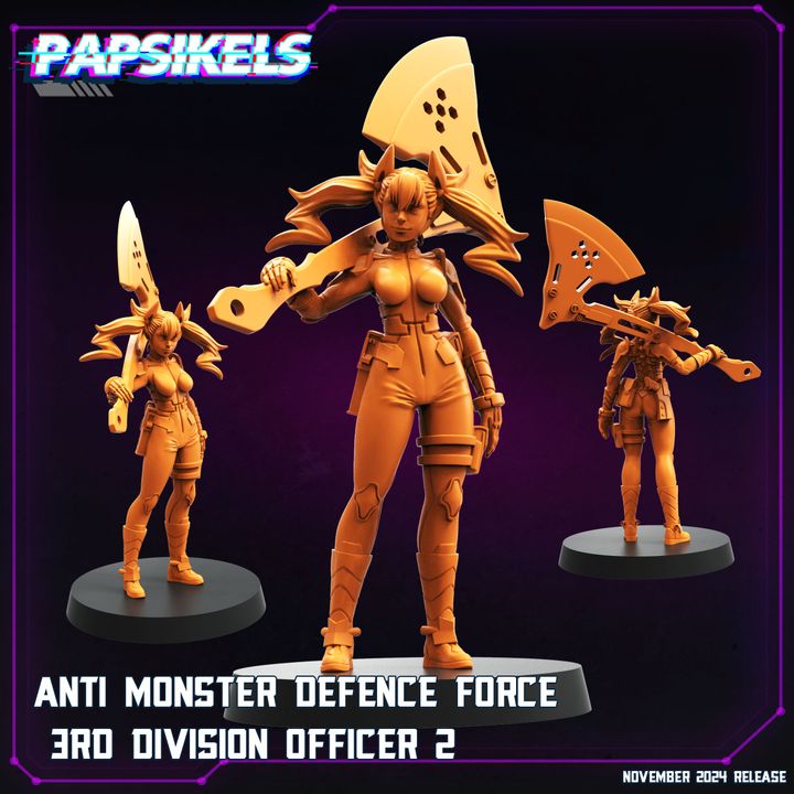 Anti Monster Defence Force 3Rd Division Officer - 2