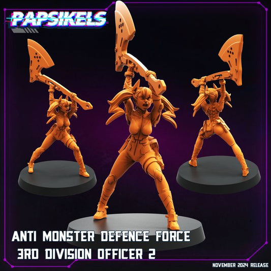 Anti Monster Defence Force 3Rd Division Officer - 3