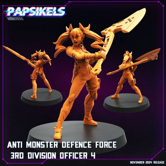 Anti Monster Defence Force 3Rd Division Officer - 4